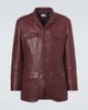 Brunello Cucinelli Brunello Cucinelli Leather field jacket - 1