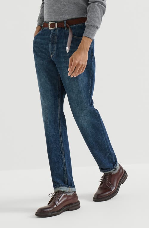 Brunello Cucinelli Brunello Cucinelli Lightweight denim traditional fit five-pocket trousers