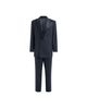 Brunello Cucinelli Brunello Cucinelli Lightweight Virgin Wool And Silk Twill Tuxedo With One-and-a-half Breasted Jacket With Peak Lapels - 2