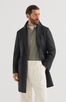 Brunello Cucinelli Brunello Cucinelli Lightweight virgin wool cloth coat