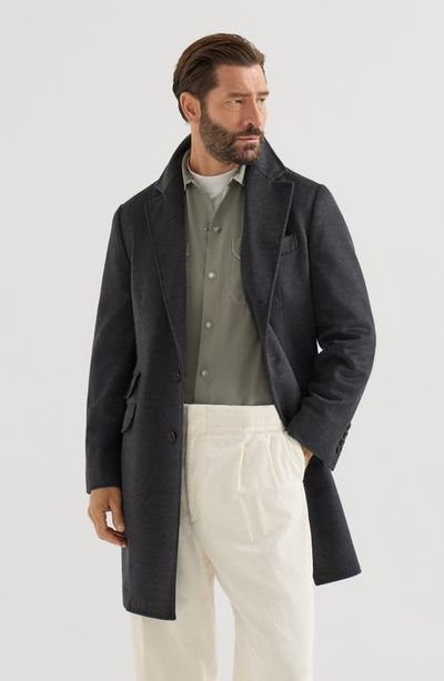 Brunello Cucinelli Brunello Cucinelli Lightweight virgin wool cloth coat