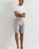 Brunello Cucinelli Brunello Cucinelli Linen and hemp diagonal Bermuda shorts with drawstring and double pleats - 5