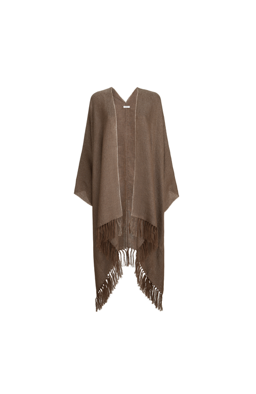 Brunello Cucinelli Brunello Cucinelli Linen cover poncho