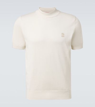 Brunello Cucinelli Brunello Cucinelli Logo cotton sweater
