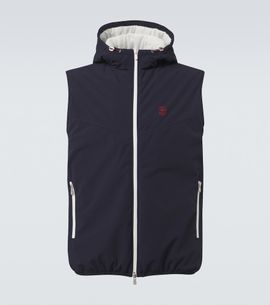 Brunello Cucinelli Brunello Cucinelli Logo nylon hooded vest