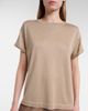 Brunello Cucinelli Brunello Cucinelli LurexÂ® cashmere and silk-blend T-shirt - 3