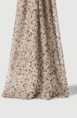 Brunello Cucinelli Brunello Cucinelli Lynx print cashmere scarf