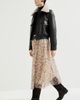 Brunello Cucinelli Brunello Cucinelli Lynx print silk organza pleated skirt - 5