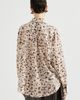 Brunello Cucinelli Brunello Cucinelli Lynx print silk pongee shirt with monili - 3