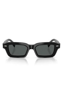 Brunello Cucinelli Brunello Cucinelli Marla 50mm Polarized Rectangular Sunglasses