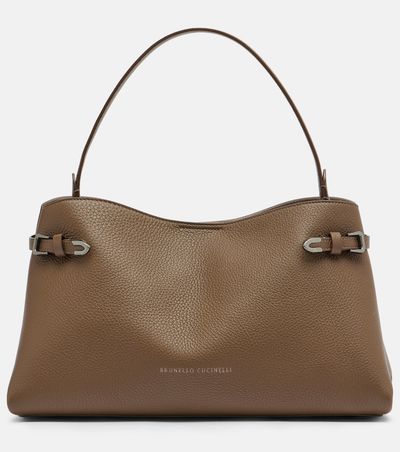 Brunello Cucinelli Brunello Cucinelli Medium leather top-handle bag