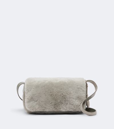 Brunello Cucinelli Brunello Cucinelli Medium shearling crossbody bag