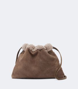 Brunello Cucinelli Brunello Cucinelli Mellow Monili Medium leather crossbody bag