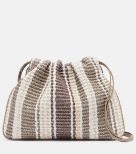 Brunello Cucinelli Brunello Cucinelli Mellow Small striped crossbody bag