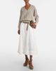 Brunello Cucinelli Brunello Cucinelli Mid-rise midi skirt - 2