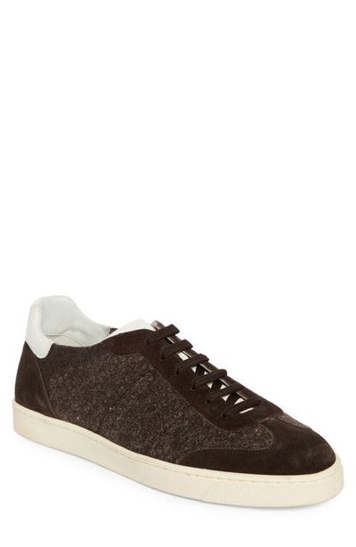 Brunello Cucinelli Brunello Cucinelli Mixed Media Low Top Sneaker