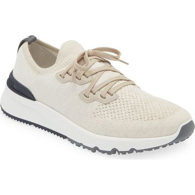 Brunello Cucinelli Brunello Cucinelli Mélange Knit Runner Sneaker