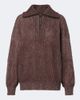 Brunello Cucinelli Brunello Cucinelli Mohair and wool-blend half-zip sweater - 1