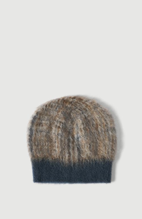 Brunello Cucinelli Brunello Cucinelli Mohair and would Prince of Wales double knit beanie