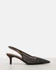 Brunello Cucinelli Brunello Cucinelli Monili 55 suede-trimmed slingback pumps - 4
