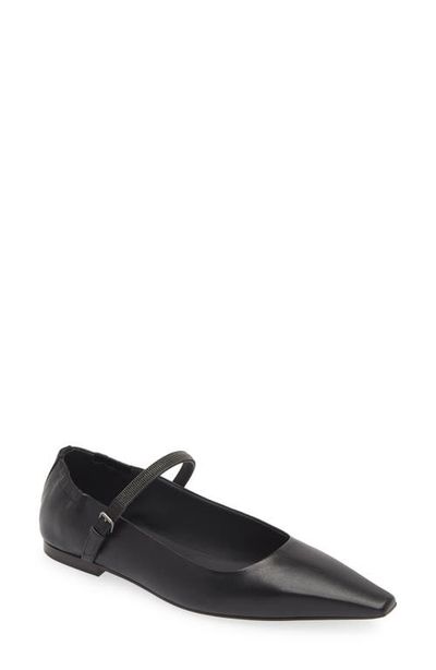 Brunello Cucinelli Brunello Cucinelli Monili Beaded Ballerina Flat