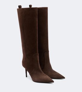Brunello Cucinelli Brunello Cucinelli Monili beadsuede knee-high boots