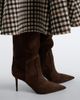 Brunello Cucinelli Brunello Cucinelli Monili beadsuede knee-high boots - 2
