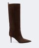 Brunello Cucinelli Brunello Cucinelli Monili beadsuede knee-high boots - 4
