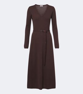 Brunello Cucinelli Brunello Cucinelli Monili belted cotton midi dress
