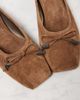 Brunello Cucinelli Brunello Cucinelli Monili bow-detail suede mules - 5