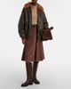 Brunello Cucinelli Brunello Cucinelli Monili cotton corduroy midi skirt - 2