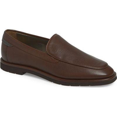 Brunello Cucinelli Brunello Cucinelli Monili Detail Apron Toe Loafer