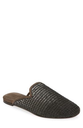 Brunello Cucinelli Brunello Cucinelli Monili Grid Mesh Mule