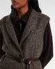 Brunello Cucinelli Brunello Cucinelli Monili herringbone sequined wool-blend vest - 3