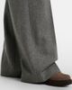 Brunello Cucinelli Brunello Cucinelli Monili herringbone wool-blend wide-leg pants - 4