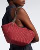 Brunello Cucinelli Brunello Cucinelli Monili leather-trimmed raffia-effect tote bag - 6