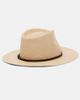 Brunello Cucinelli Brunello Cucinelli Monili leather-trimmed straw fedora hat - 4