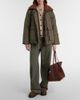 Brunello Cucinelli Brunello Cucinelli Monili leather and shearling lace-up boots - 4