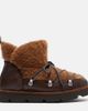 Brunello Cucinelli Brunello Cucinelli Monili leather and shearling lace-up boots - 5