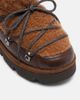 Brunello Cucinelli Brunello Cucinelli Monili leather and shearling lace-up boots - 6