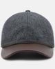 Brunello Cucinelli Brunello Cucinelli Monili leather and virgin wool baseball cap - 1