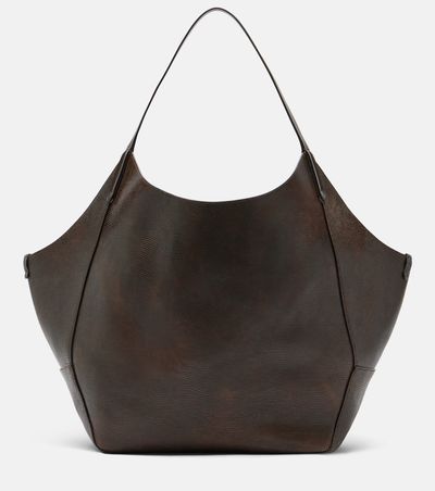 Brunello Cucinelli Brunello Cucinelli Monili Medium reversible leather tote bag