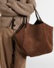Brunello Cucinelli Brunello Cucinelli Monili Medium reversible leather tote bag - 6