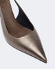 Brunello Cucinelli Brunello Cucinelli Monili metallic leather slingback pumps - 6