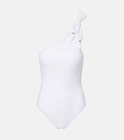 Brunello Cucinelli Brunello Cucinelli Monili one-shoulder swimsuit