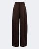 Brunello Cucinelli Brunello Cucinelli Monili pleated silk wide-leg pants - 1