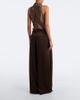 Brunello Cucinelli Brunello Cucinelli Monili pleated silk wide-leg pants - 6