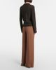 Brunello Cucinelli Brunello Cucinelli Monili pleated wool-blend wide-leg pants - 6