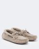 Brunello Cucinelli Brunello Cucinelli Monili shearling-lined suede boat shoes - 1