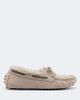 Brunello Cucinelli Brunello Cucinelli Monili shearling-lined suede boat shoes - 5